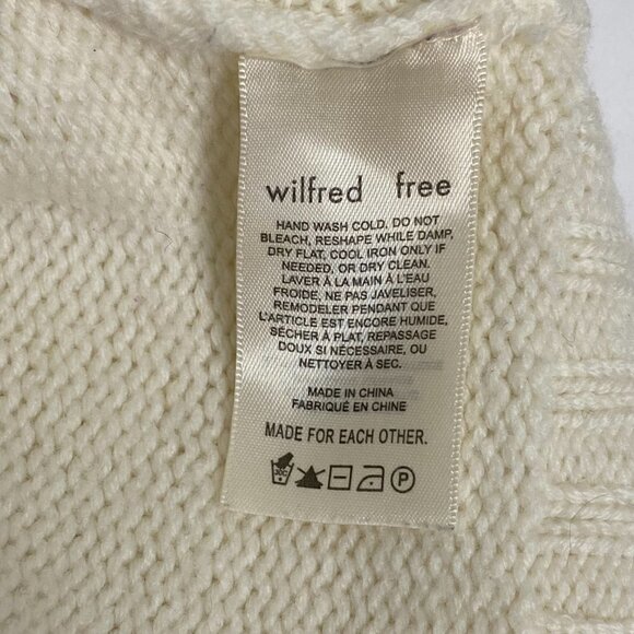Aritzia Wilfred Free Cropped Mock Neck Merino Wool Sweater - Picture 6 of 8